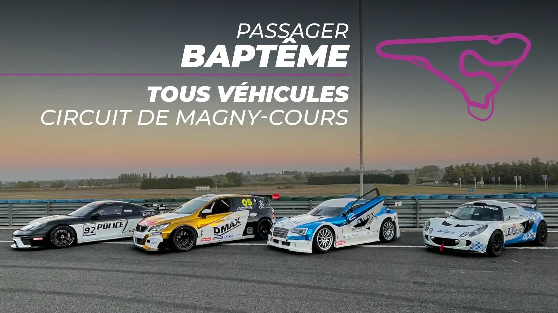Baptême passager Circuit Magny-Cours Club